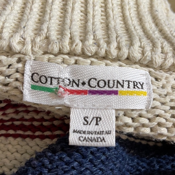 Cotton Country Oversized Button Up Knit Carlton Cardigan - Picture 13 of 14